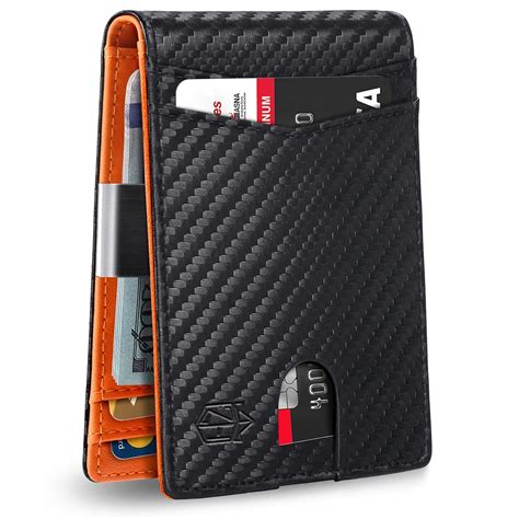 rfid slim card wallet black &|rfid slim wallet for men.